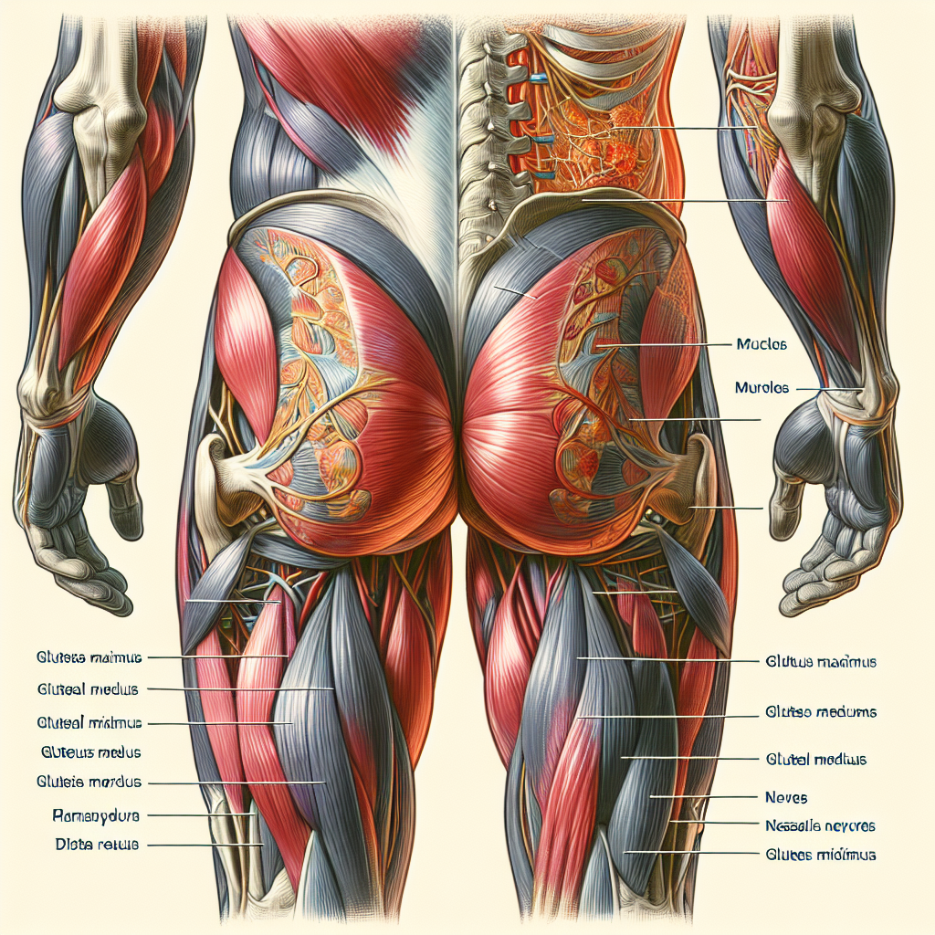 Diagram of buttock