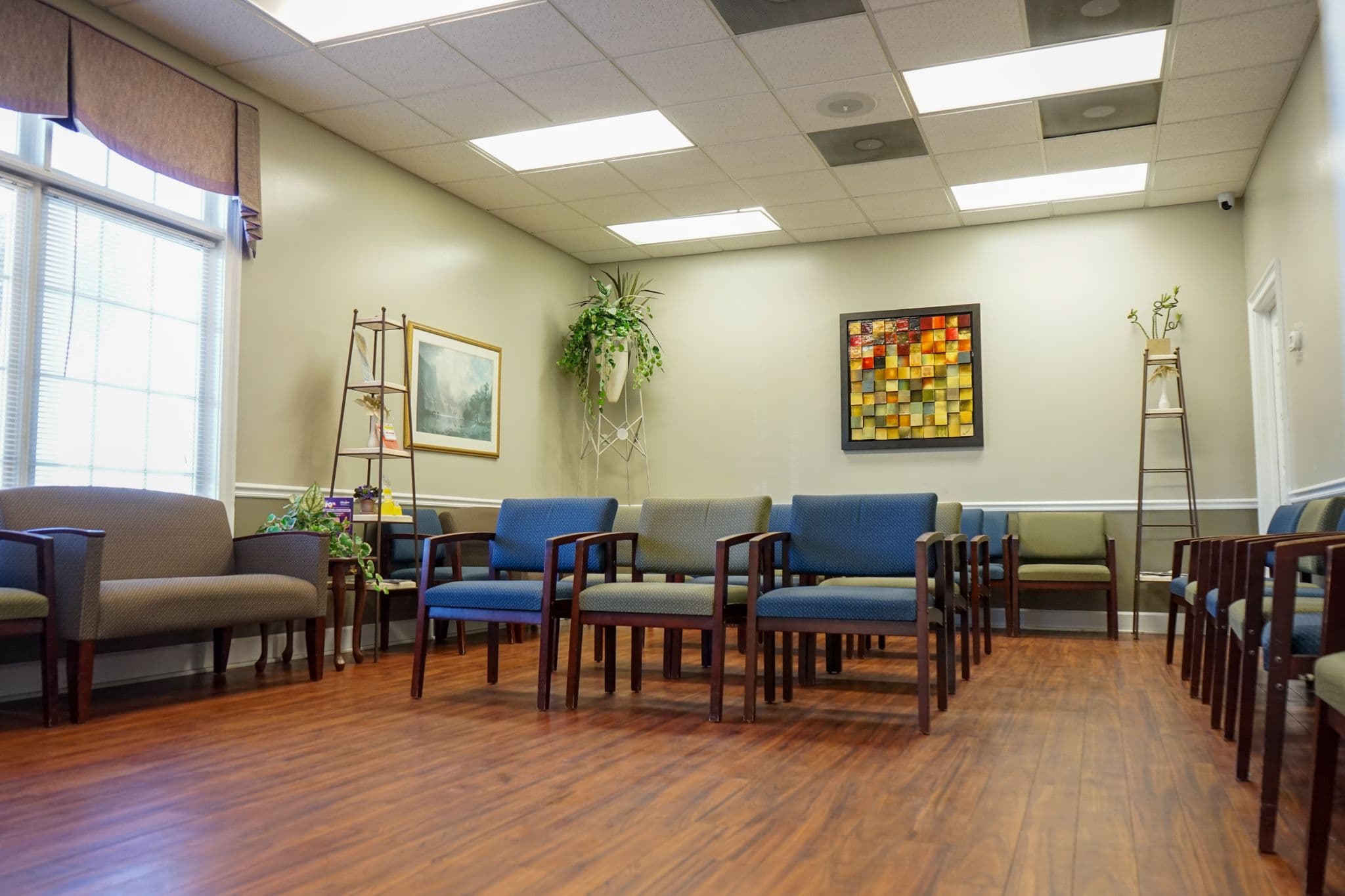 Southeast Medical Group at Fayetteville has a large waiting room to accommodate patients.