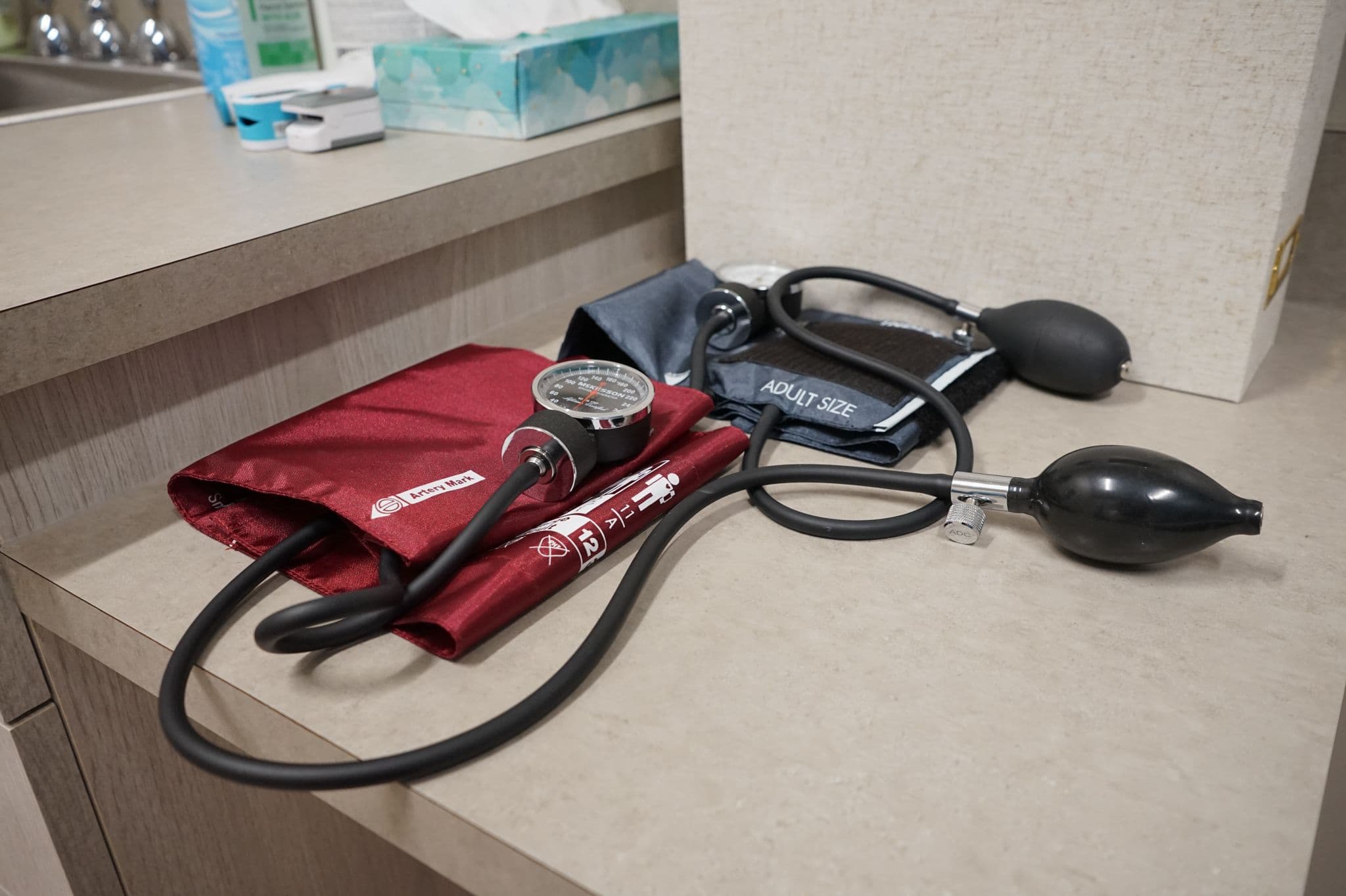 Restore Health & Wellness uses state-of-the-art medical equipment, including blood pressure monitors.