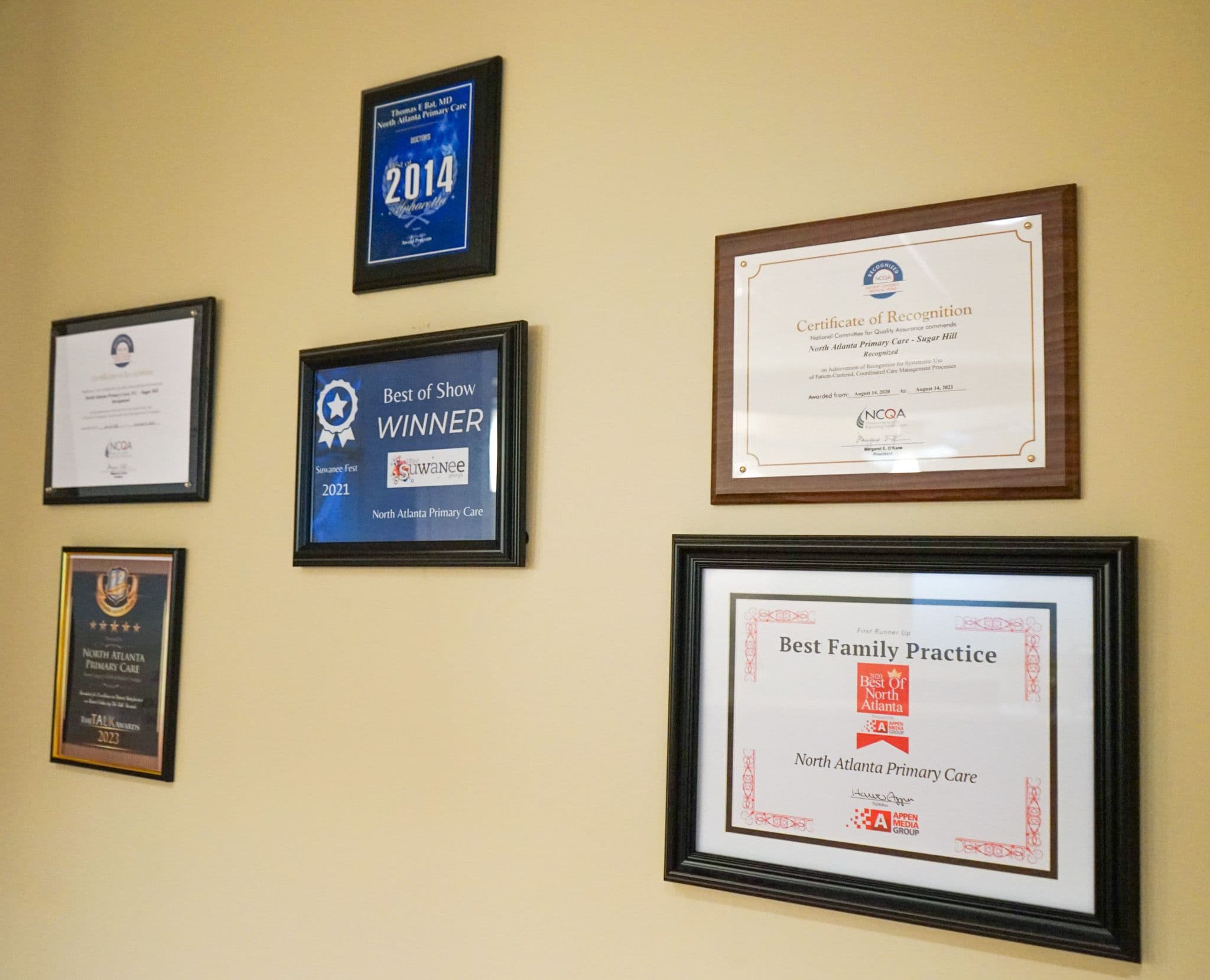 North Atlanta Primary Care at Sugar Hill has won several awards for Best Family Doctor in Buford, Georgia.