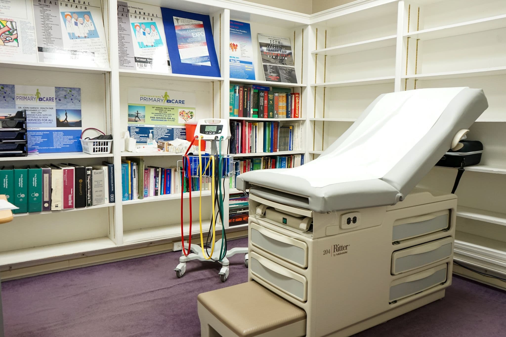 Southeast Medical Group at Fayetteville has a triage room for patients.