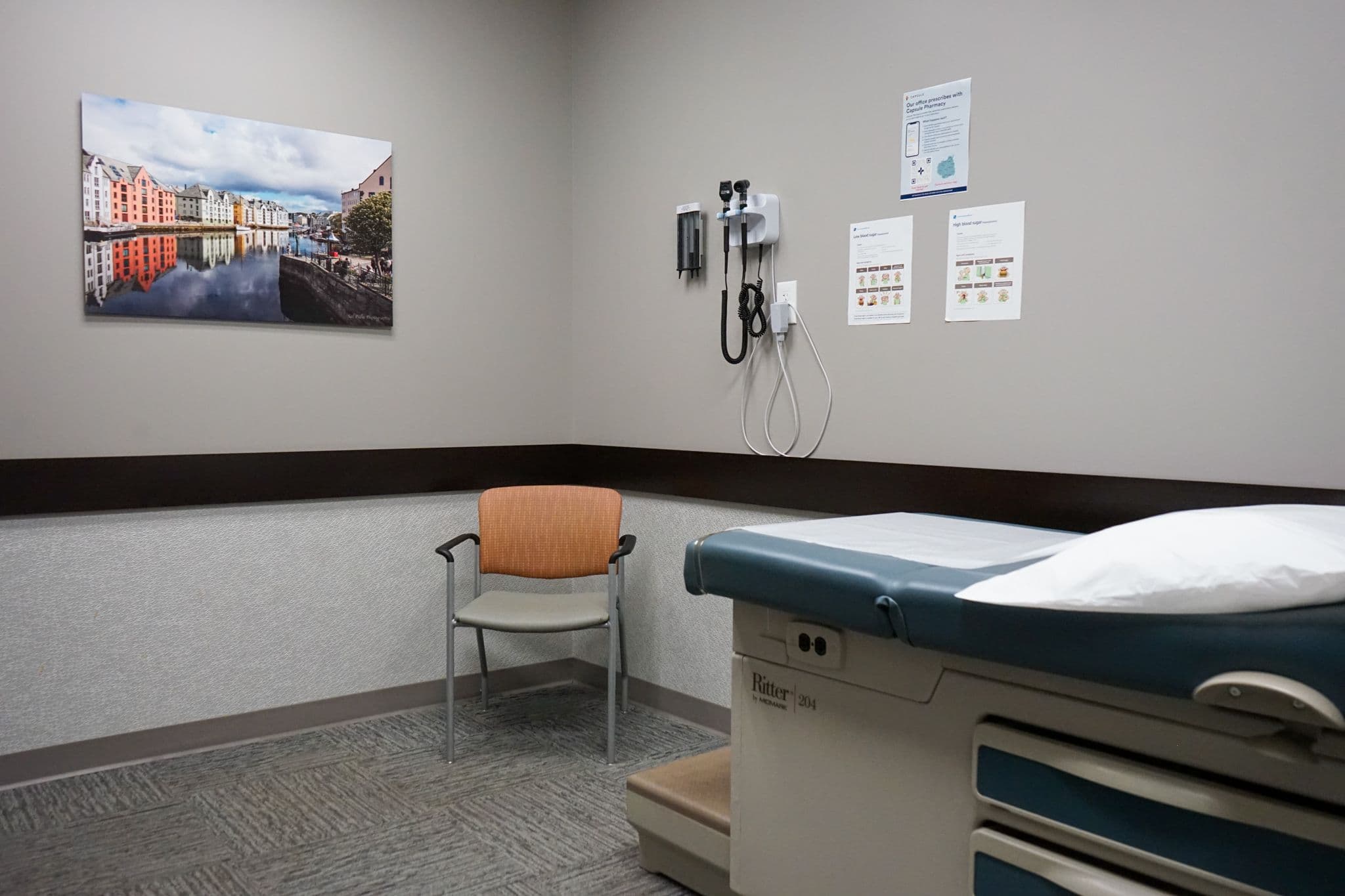 North Atlanta Primary Care at Marietta has modern exam rooms for patients.
