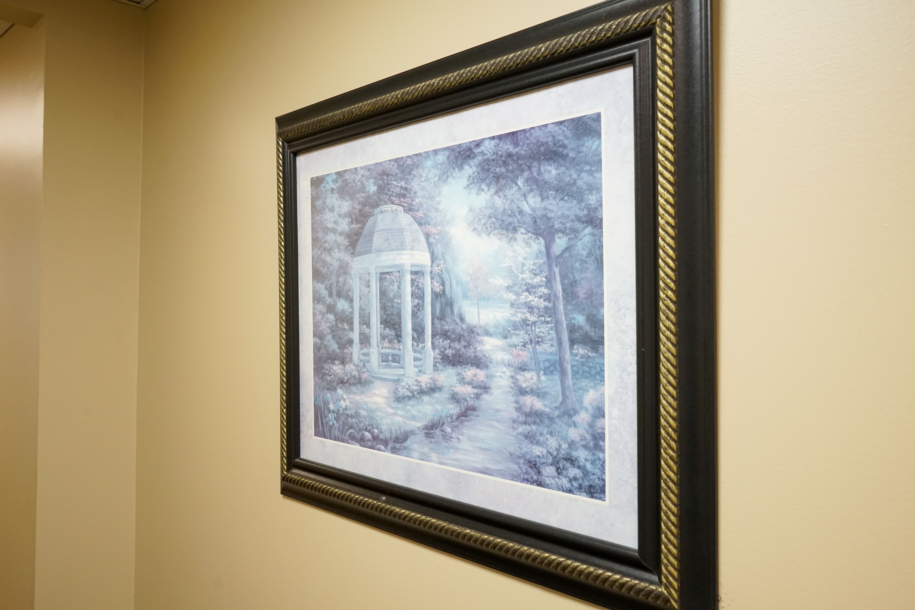 Dr. Keel & Associates has wall art for patients to enjoy.