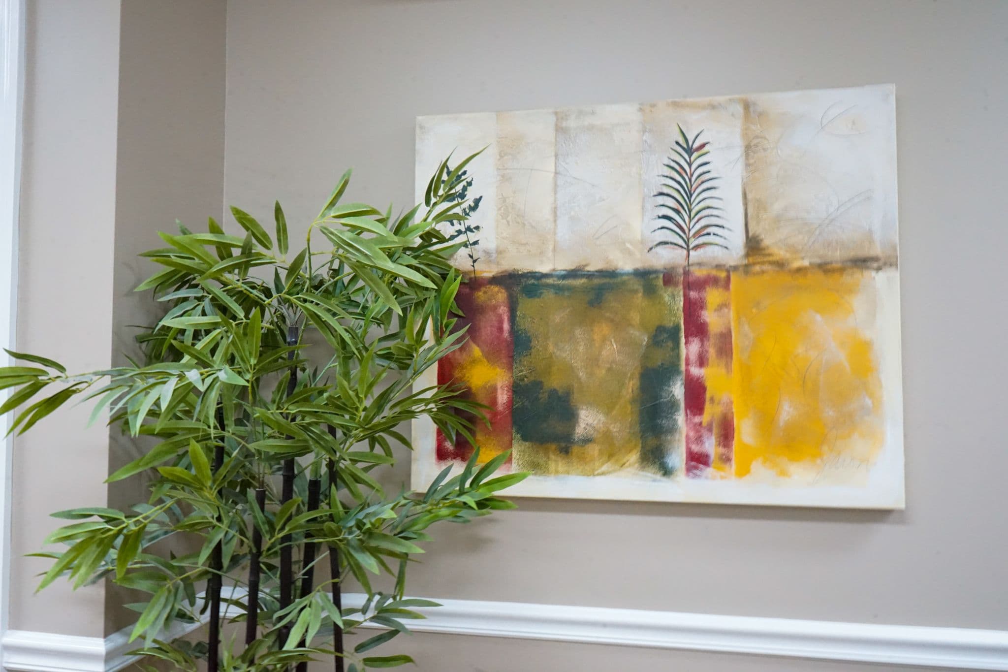 South Georgia Internal Medicine is filled with modern artwork for patients to enjoy.