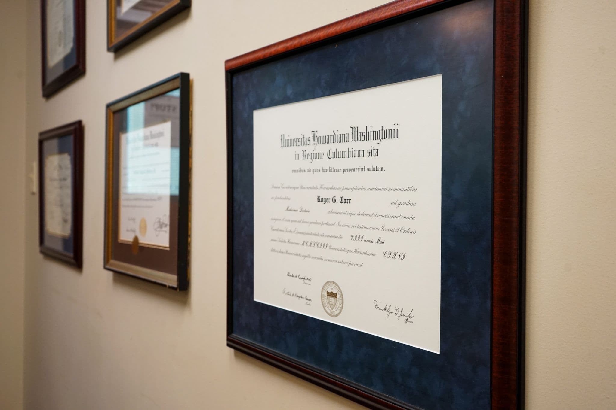 Dr. Roger Carr, MD, is a board-certified internist accepting new patients at Southeast Medical Group at Stockbridge.