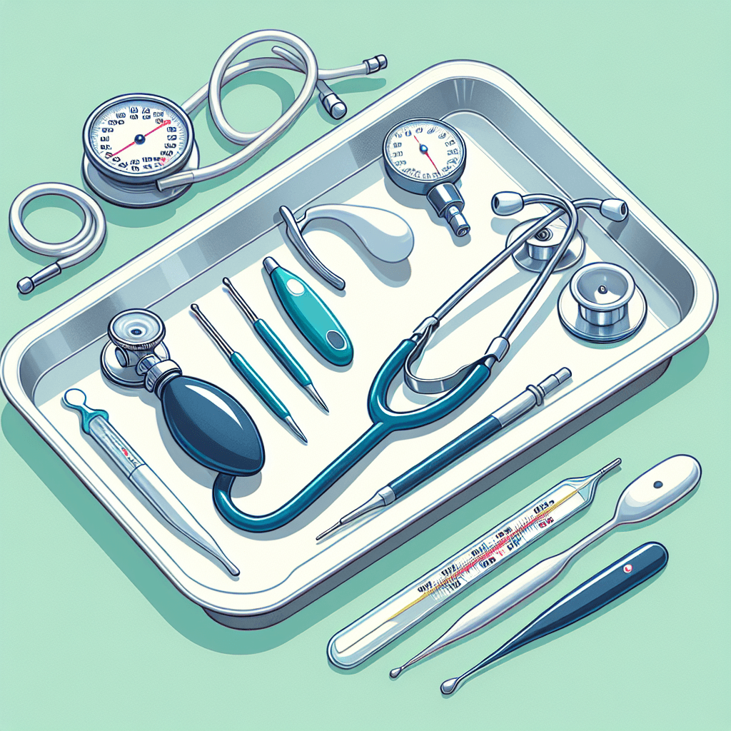 Stethoscope and blood pressure monitor