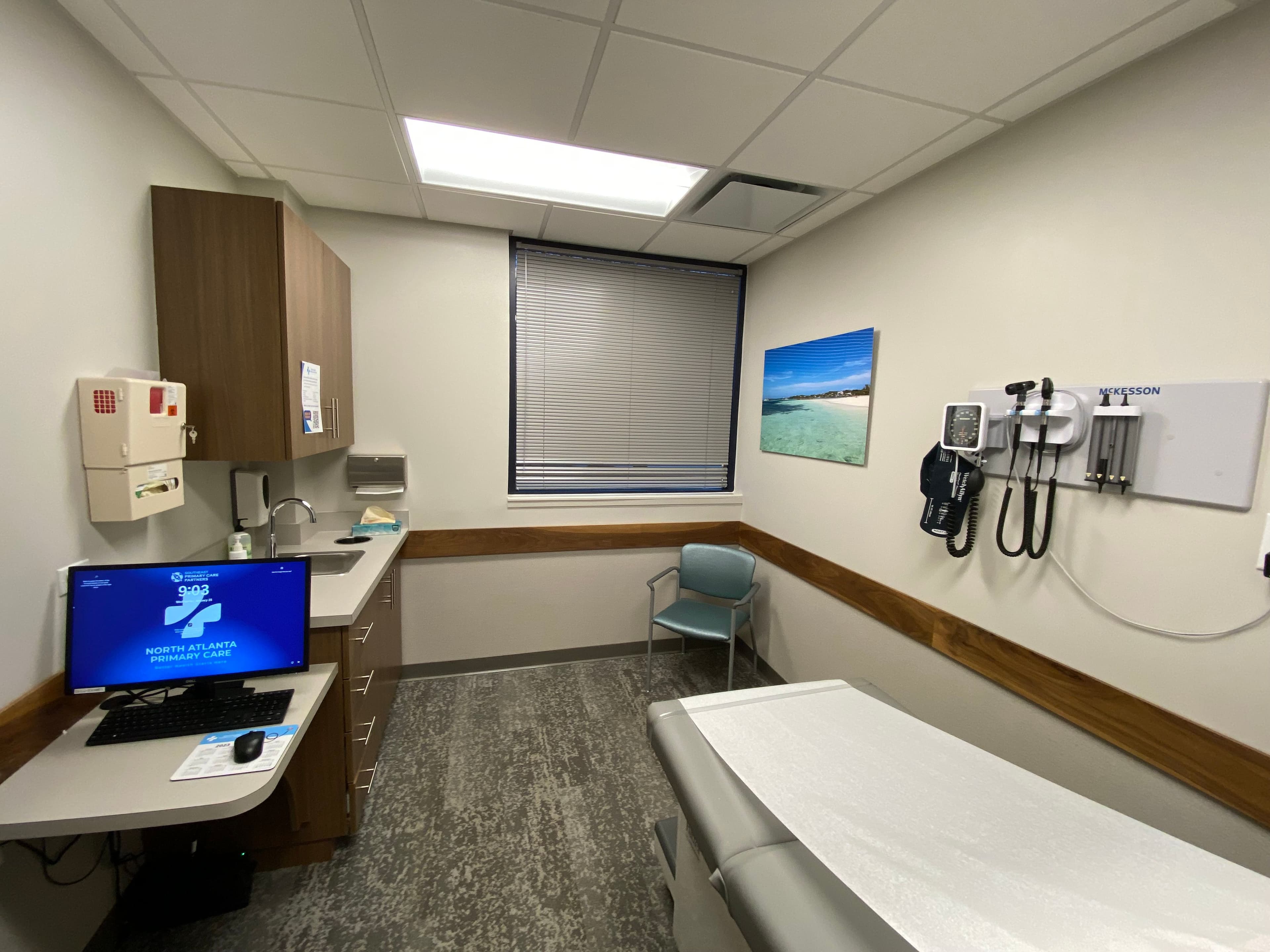 North Atlanta Primary Care in Duluth has state-of-the-art exam rooms.