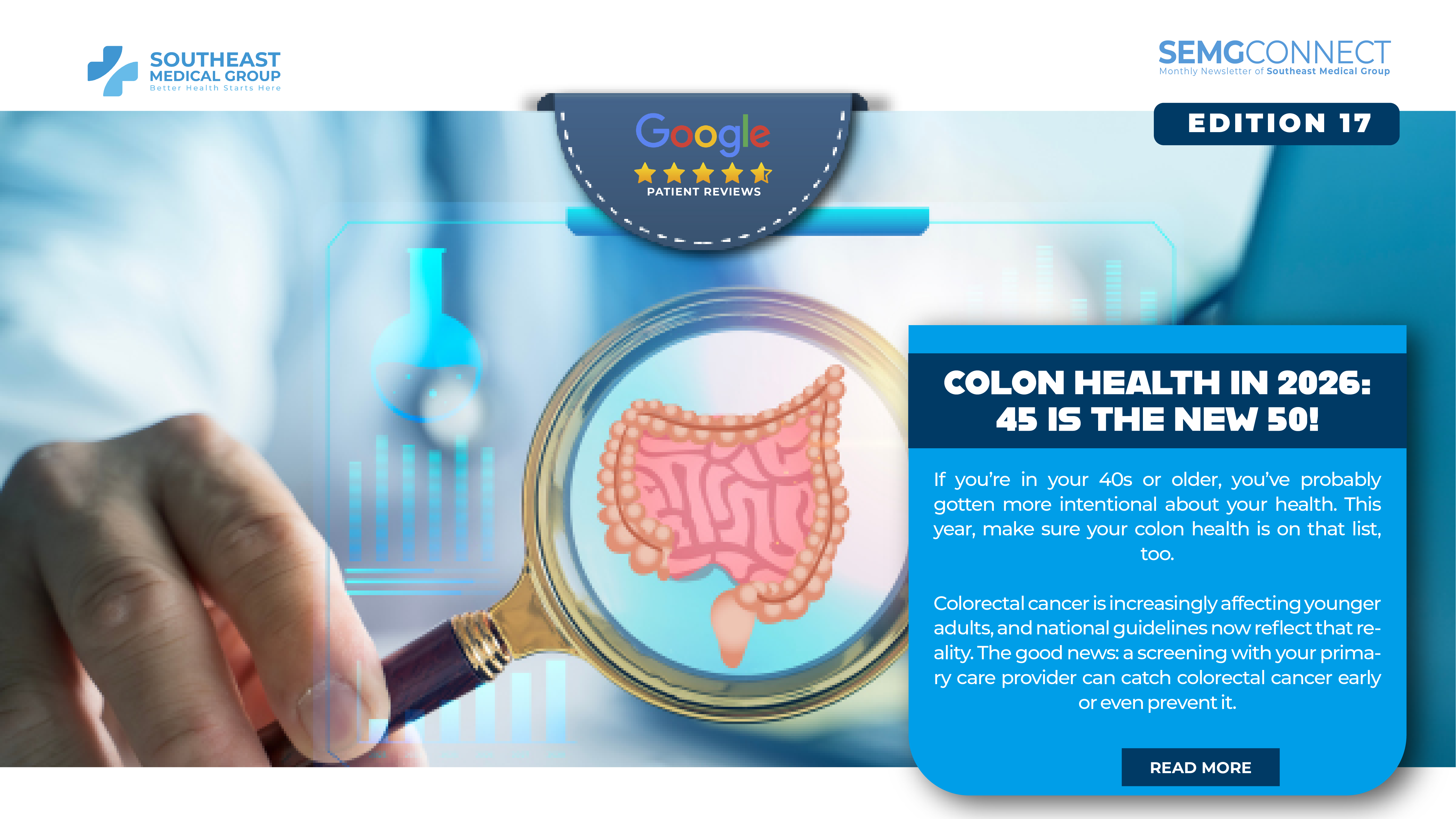 COLON HEALTH IN 2026: 45 IS THE NEW 50!