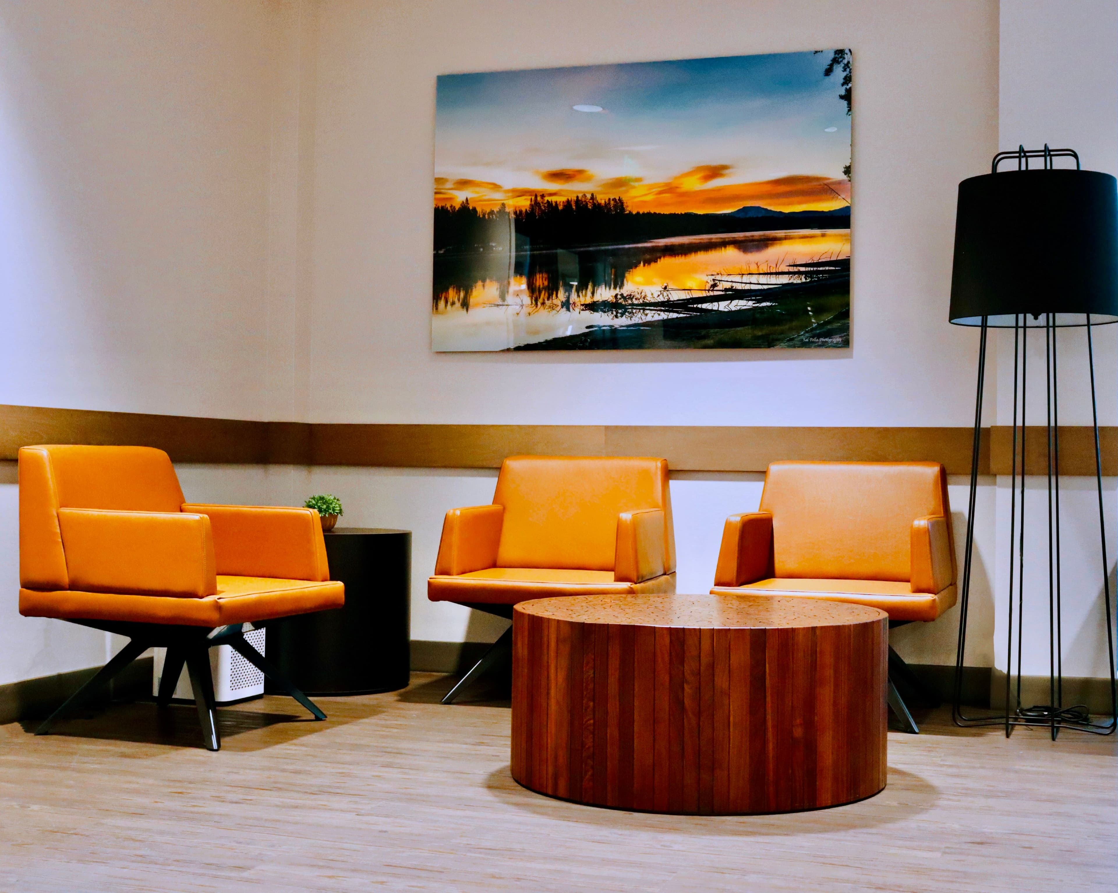 North Atlanta Primary Care in Canton has lots of comfortable waiting room space.